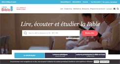 Desktop Screenshot of lire.la-bible.net
